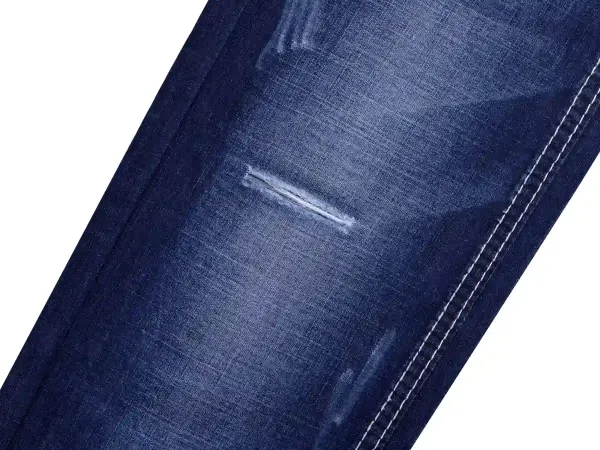 Хлопковый винтажный деним 4.7oz с перекрёстным слабом